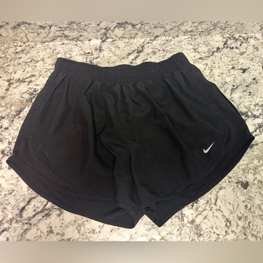 All black Nike shorts
